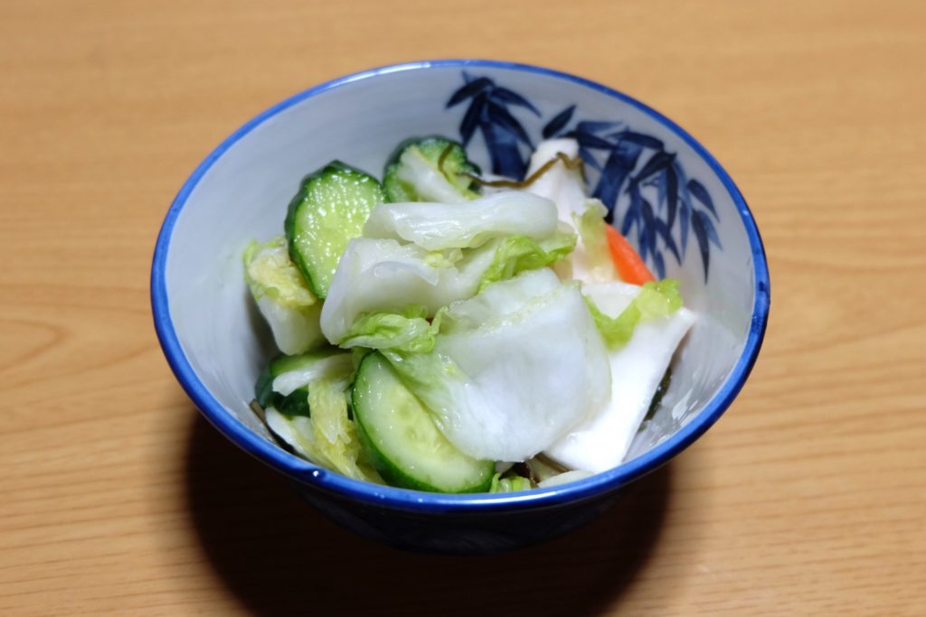 きょうの料理の白菜と大根のしそ浅漬けのレシピ