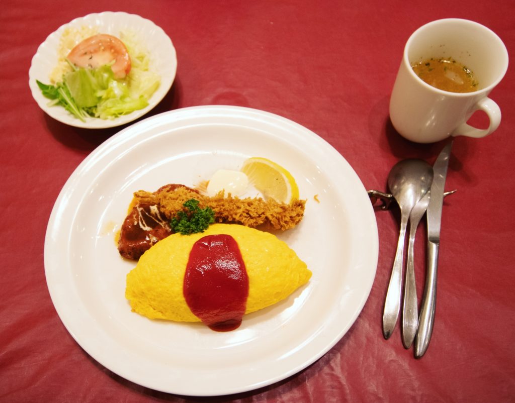 ノンストップのオムライスの卵焼きのレシピ