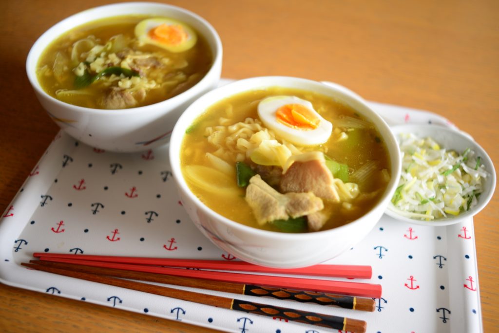 おは朝のカレーうどんのレシピ