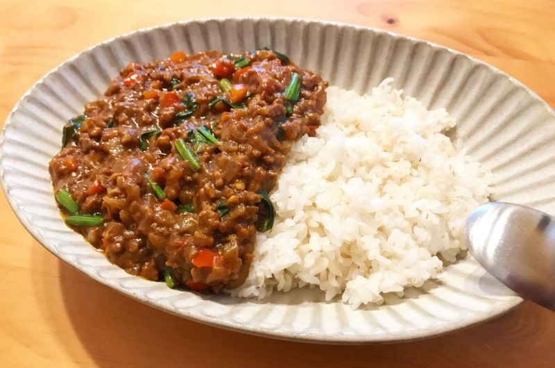 【おは朝】ほったらかしキーマカレーのレシピ｜おきたご飯｜おはよう朝日です【5月1日】