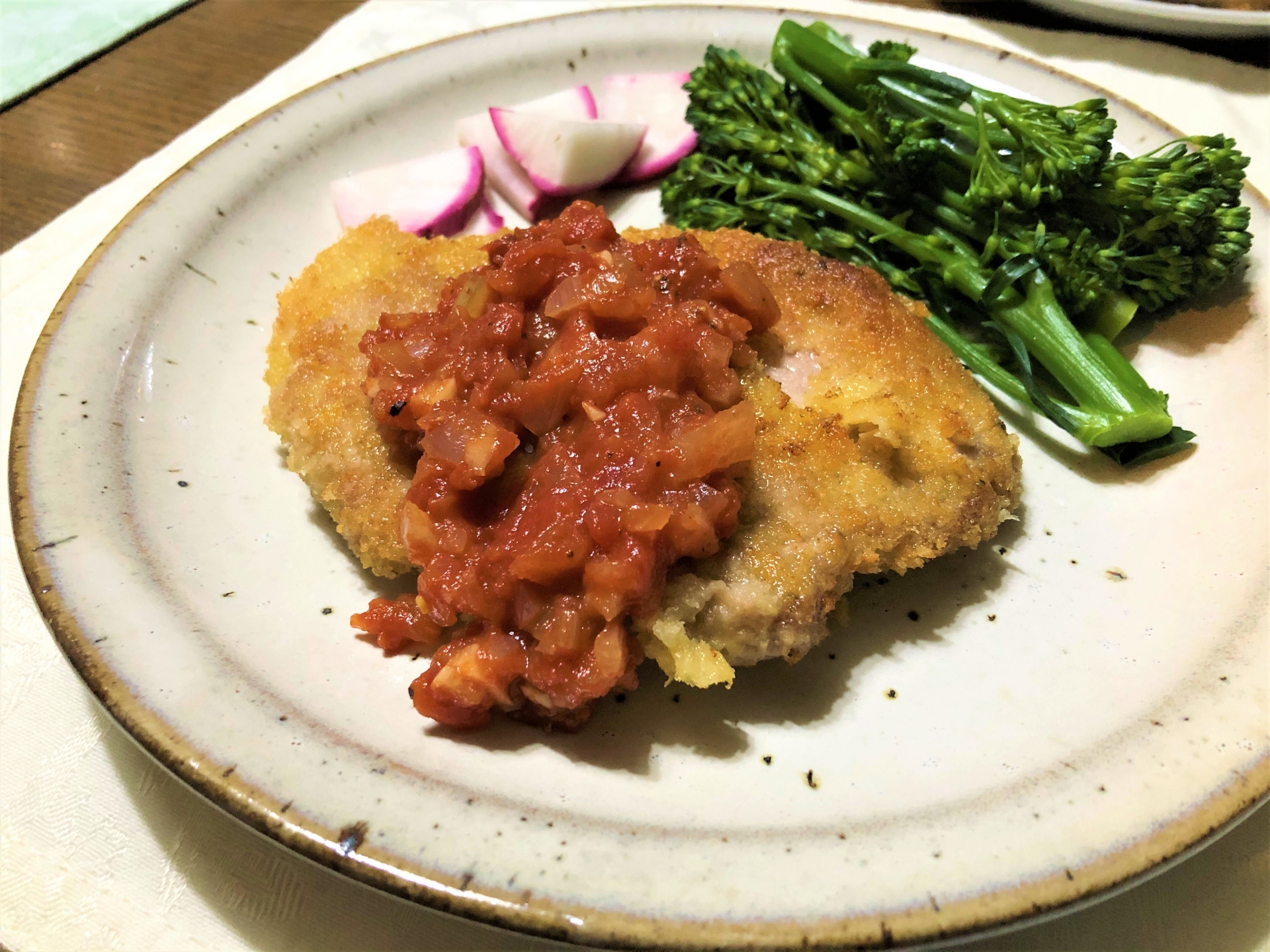 折り豚カツレツのレシピ