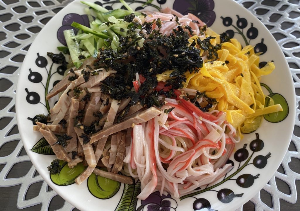 男子ごはん 濃厚 黒ごまダレの冷やし中華のレシピ 中華麺アレンジ 5月31日 きなこのレビューブログ