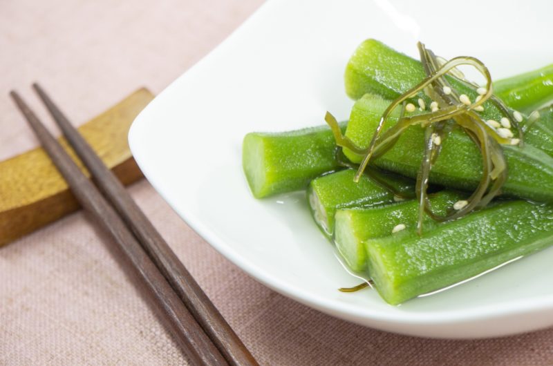 【おは朝】アイラップでオクラの塩昆布ナムルのレシピ｜おはよう朝日です【6月23日】