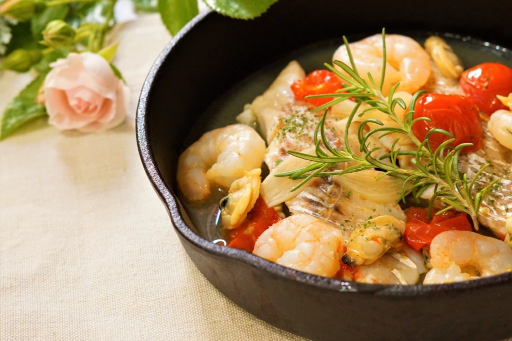 魔法のレストラン 白身魚とムール貝のアクアパッツァのレシピ 業務スーパー マホレス 7月22日 きなこのレビューブログ