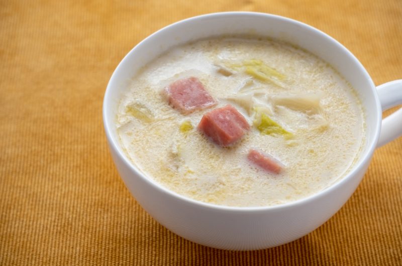 【あさイチ】骨つき鶏もも肉とえびの豆乳スープのレシピ【12月21日】
