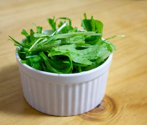 世界一受けたい授業 水菜チヂミのレシピ 冬野菜 せかじゅ 12月4日 きなこのレビューブログ