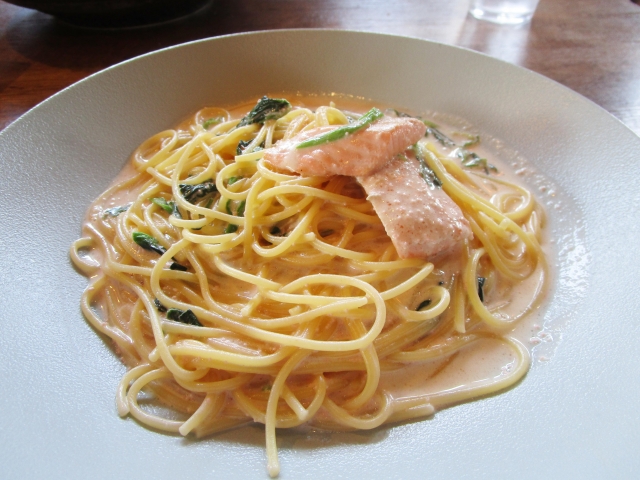【DAIGOも台所】鮭と春菊のクリームパスタのレシピ【1月11日】
