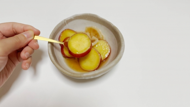 【めざましテレビ】りんごとさつまいもの甘煮のレシピ つくおき【2月13日】
