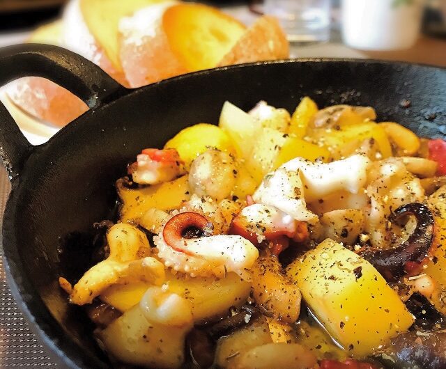 【ノンストップ】タコと新ジャガのアヒージョ炒めのレシピ｜笠原将弘｜エッセ【4月14日】